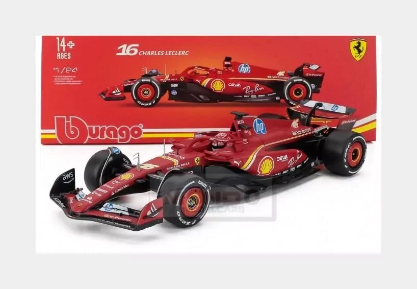Ferrari Formula With Helmet & Plastic Stand - tantis.pl