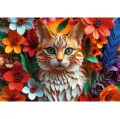 Puzzle 1000 Paper Art: Kot TREFL - tantis.pl