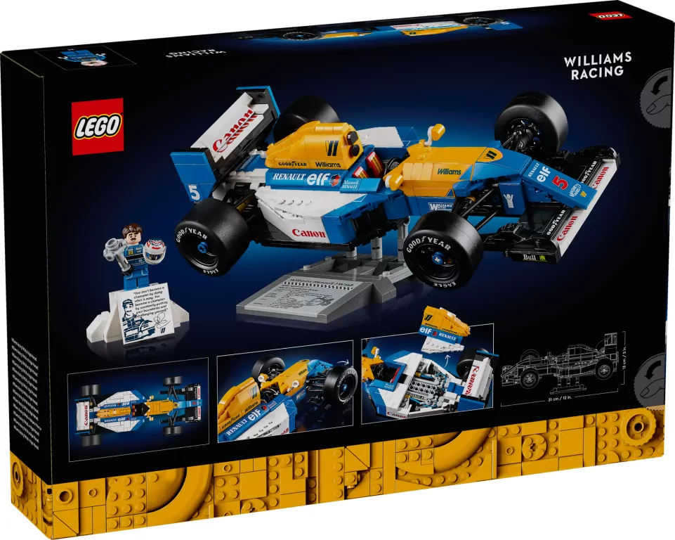 LEGO® Icons. Williams Racing FW14B i Nigel Mansell 10353 - tantis.pl