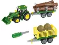 Traktor John Deere do skręcania z 2 przyczepami - tantis.pl