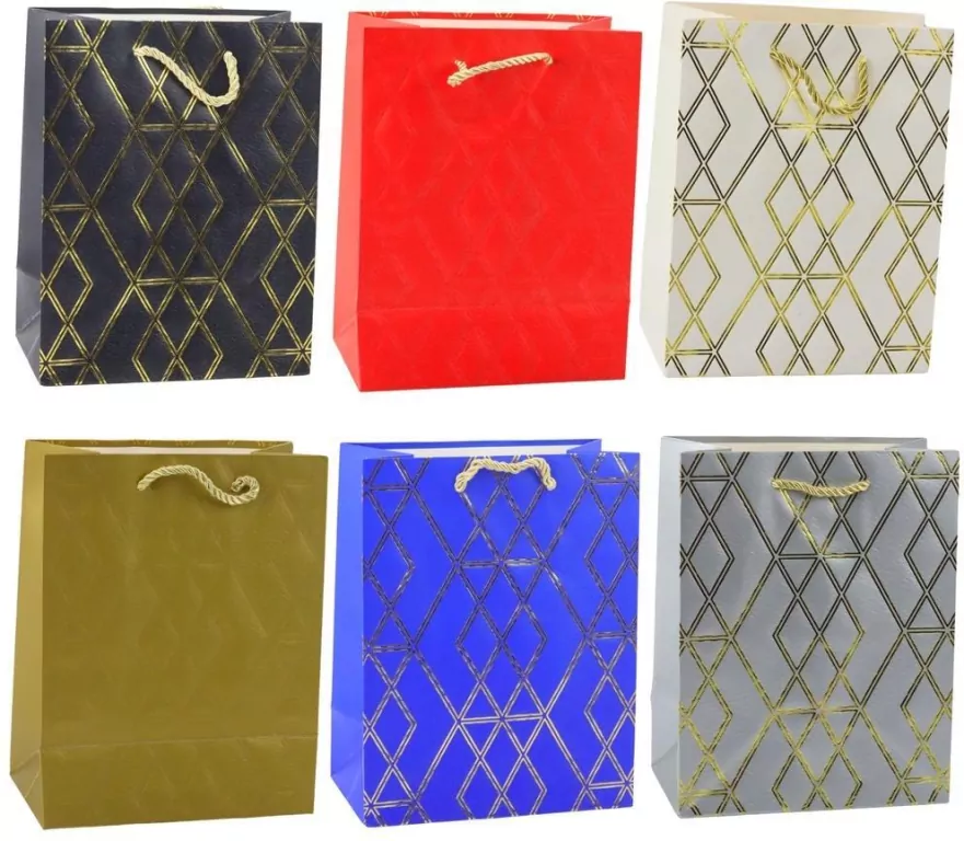 Torebka prezentowa 23x18x10,5cm MIX - tantis.pl
