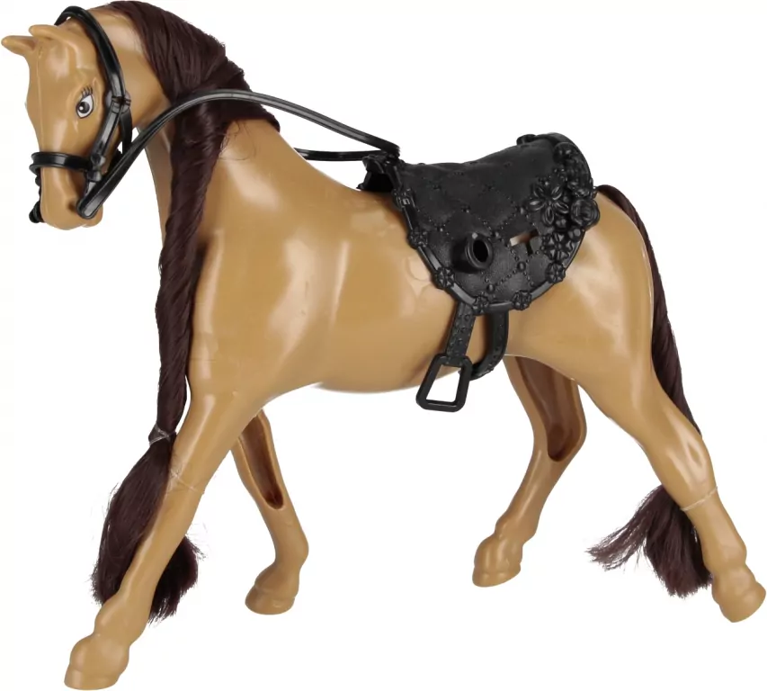 Lalka i konik z akcesoriami. 29cm - tantis.pl