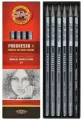 OŁÓWKI  GRAFIT.PROGRESSO 8915 /HB,2B,4B,6B,8B+4B AQUARELL KOMPLET - tantis.pl