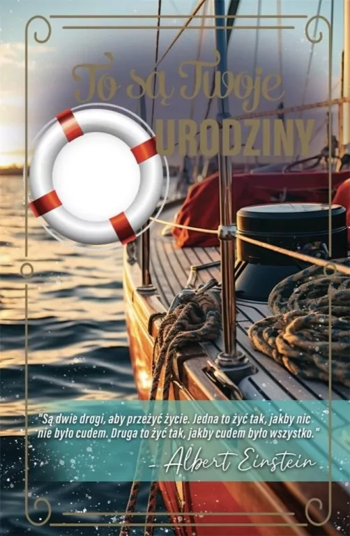 Karnet Urodzinowy z wymiennymi cyframi - tantis.pl