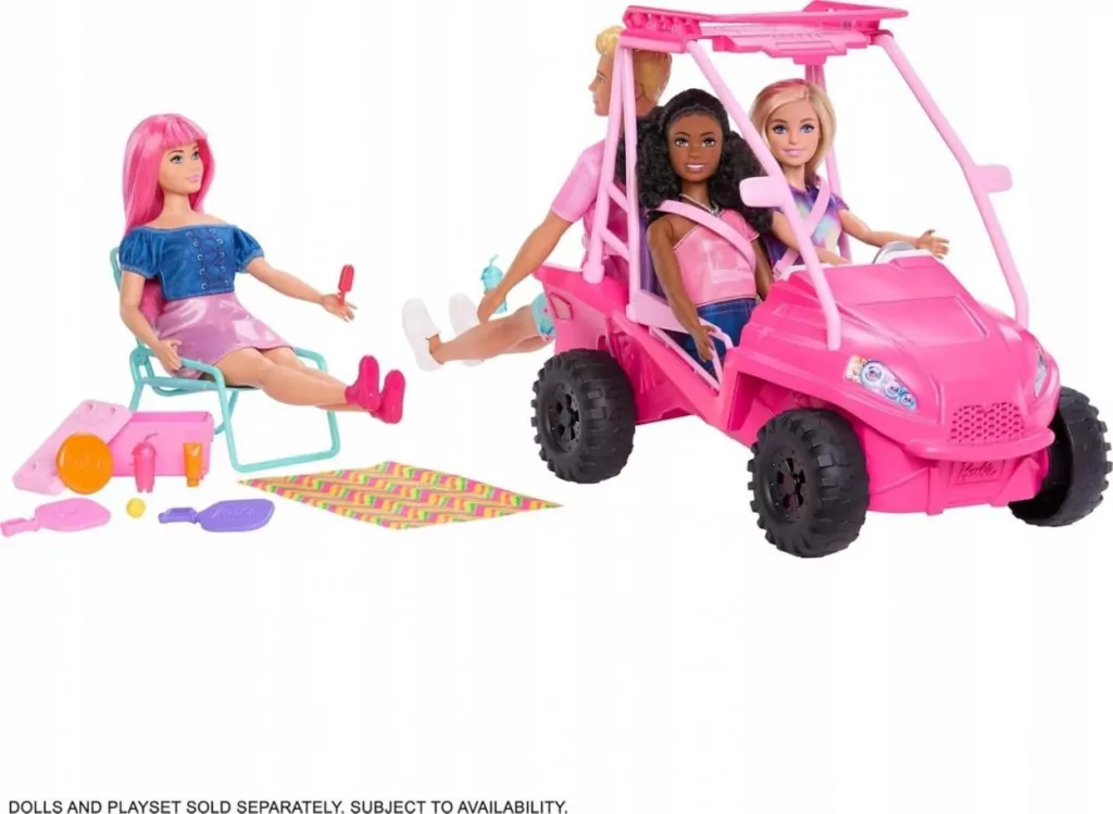 Barbie Plażowi Detektywi Plażowe autko Samochód - tantis.pl