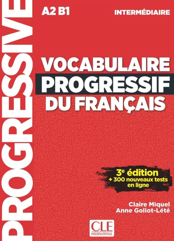 Vocabulaire progressif du francais. 3e edition. A2 B1 intermediare livre + CD - tantis.pl