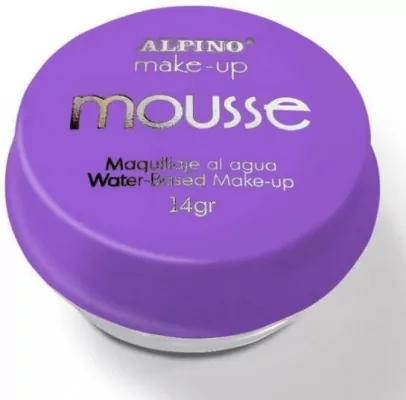 Mus do makijażu. Fioletowy