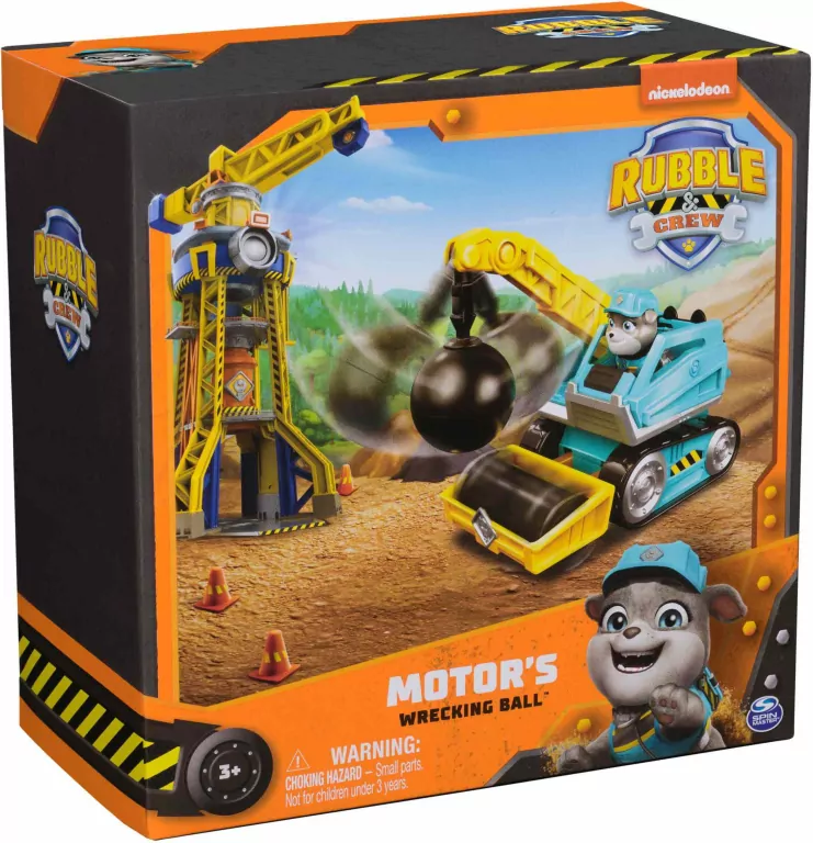 Pojazd Podstawowy Motor'a ECOM Psi Patrol Rubble i jego Ekipa - tantis.pl
