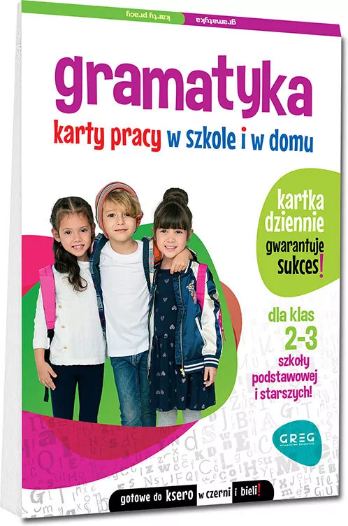 Gramatyka. Klasa 2-3. Karty pracy w szkole i w domu - tantis.pl
