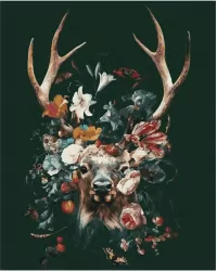 Malowanie po numerach - Pośród natury 40x50cm