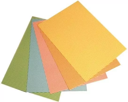 Karton obustronny kratka 300g 24x34cm 5 ark MIX - tantis.pl