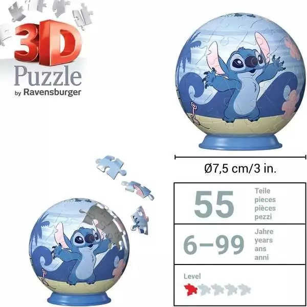 Puzzle 3D Kula: Stitch 1 - tantis.pl