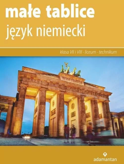 Język niemiecki. Małe tablice - tantis.pl