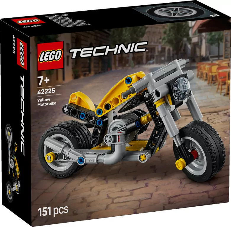 LEGO® Żółty motocykl 42225 - tantis.pl