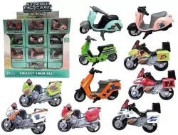 Skuter metalowy 1:64 MIX