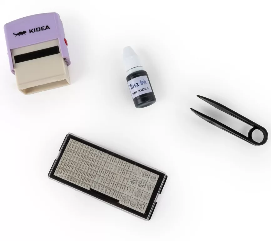 Stempel do tkanin z literkami KIDEA - tantis.pl