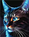 Malowanie po numerach - Cosmo-cat 40x50cm - tantis.pl