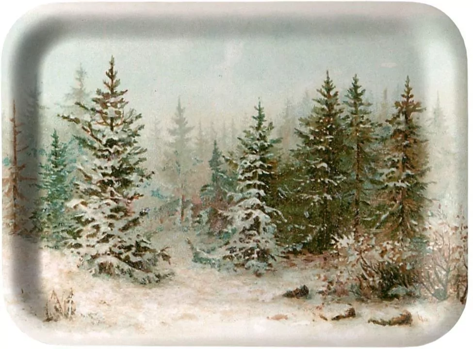 Tacka kuchenna ozdobna Zimowy las Święta BN - tantis.pl
