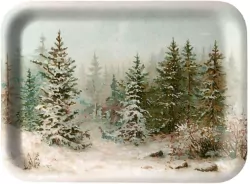 Tacka kuchenna ozdobna Zimowy las Święta BN