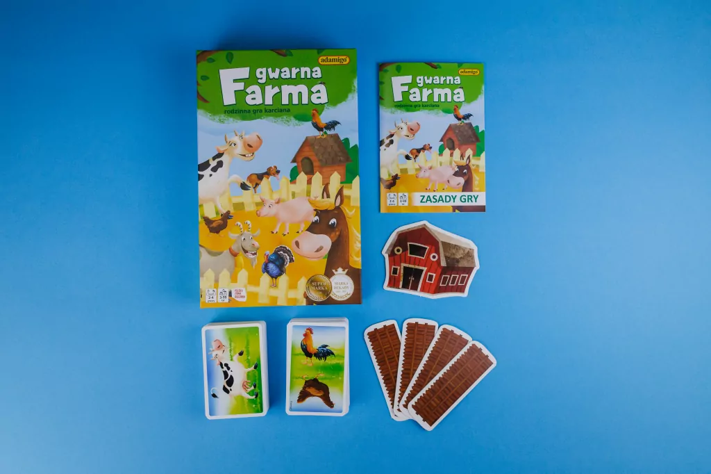 Gwarna farma. Rodzinna gra karciana - tantis.pl