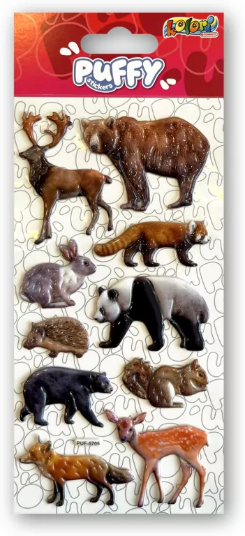 Naklejki puffy Forest Animals PENMATE - tantis.pl