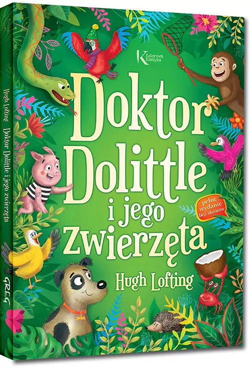 Doktor Dolittle i jego zwierzęta. Kolorowa klasyka - tantis.pl