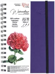 Szkicownik do akwareli na spirali A5 32 ark