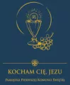 Kocham Cię Jezu. Pamiątka I Komunii Św. (granat) - tantis.pl