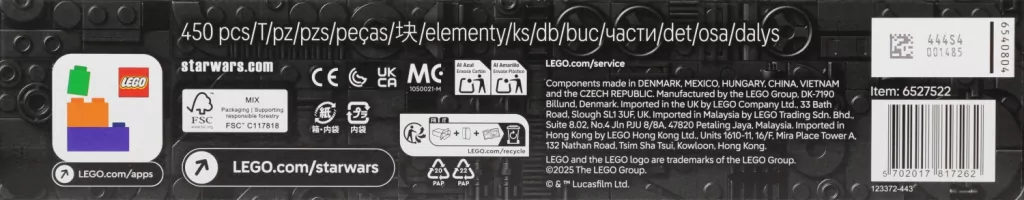 LEGO® Krążownik szturmowy typu Acclamator 75404 - tantis.pl