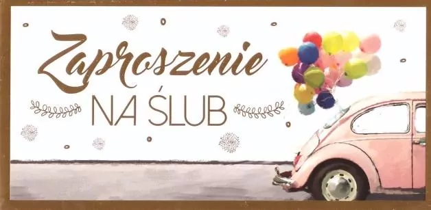 Zaproszenie. Ślub. Z111 - tantis.pl