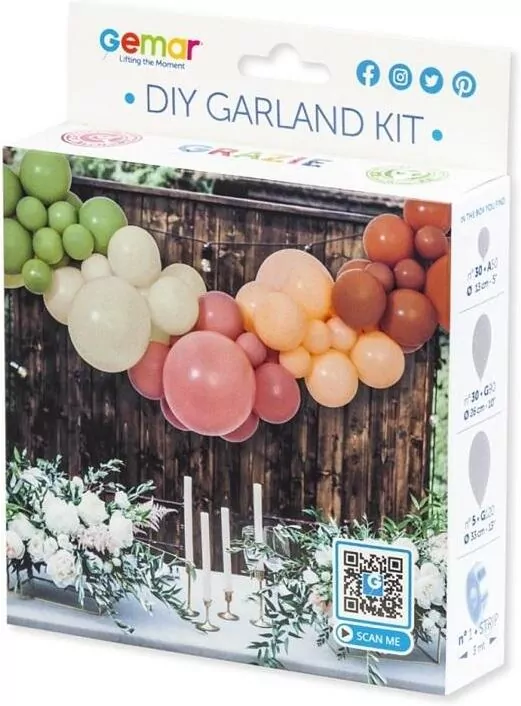 Girlanda balonowa DIY. Boho - tantis.pl