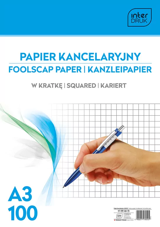 Papier kancelaryjny A3/100K. Kratka - tantis.pl