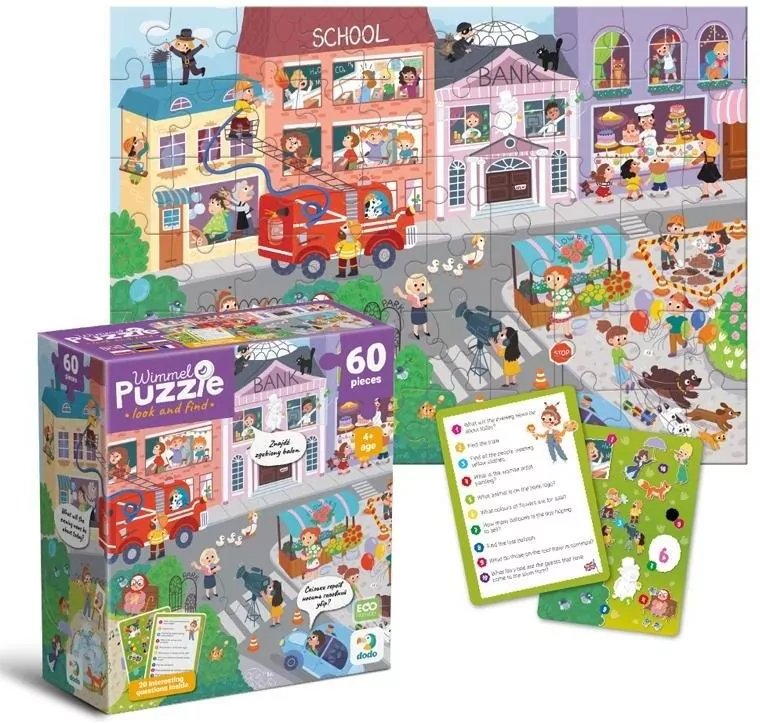 Wimmelpuzzle 60 The town of professions - tantis.pl