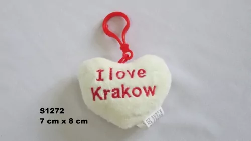 Brelok serce I love Kraków - tantis.pl