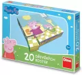 Drewniane klocki obrazkowe Świnka Peppa 20el - tantis.pl