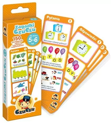 Zagadki CzuCzu dla dzieci od 5-6 lat - tantis.pl