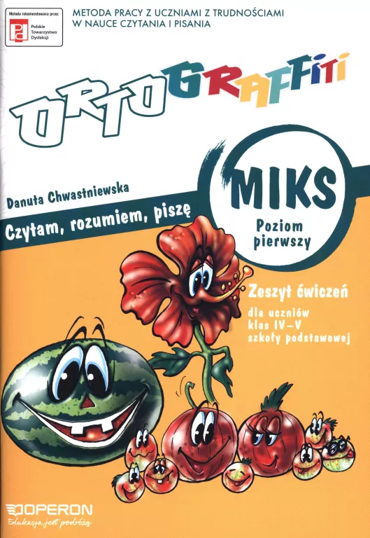 Ortograffiti Miks. Poziom 1. Zeszyt ćwiczeń - tantis.pl