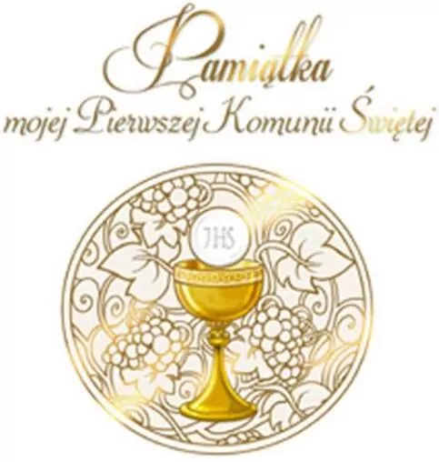 Pamiątka mojej Pierwszej Komunii Świętej - tantis.pl
