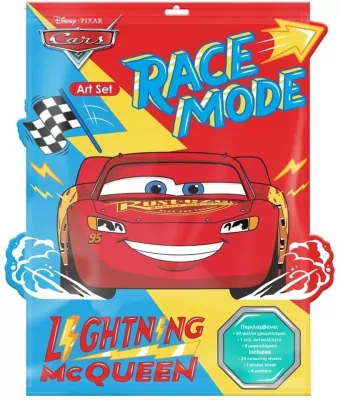 Kolorowanka z naklejkami Cars
