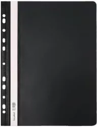 Skoroszyt twardy zawieszany PVC czarny