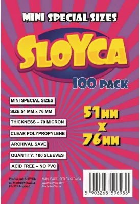 Koszulki Mini Special 51x76mm  SLOYCA