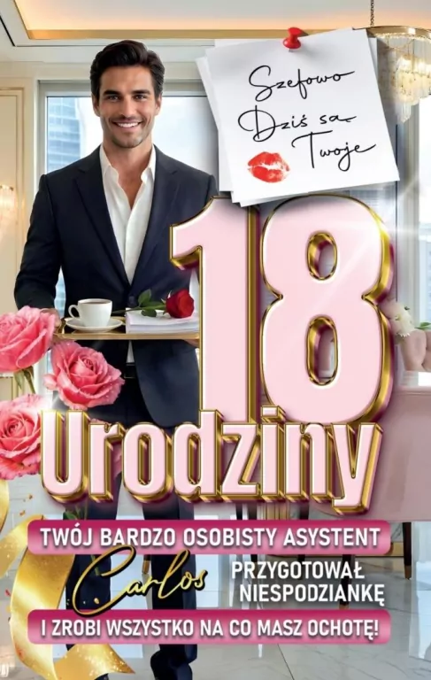 Karnet Urodziny 18 2K Asystent Carlos - tantis.pl