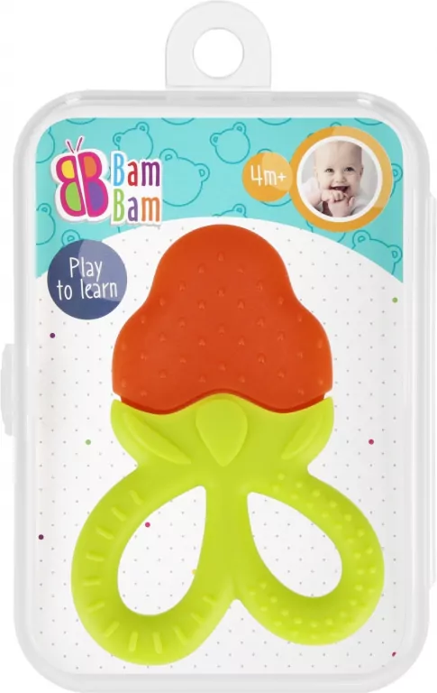 BAM BAM Gryzak dla dzieci Truskawka 541622 - tantis.pl