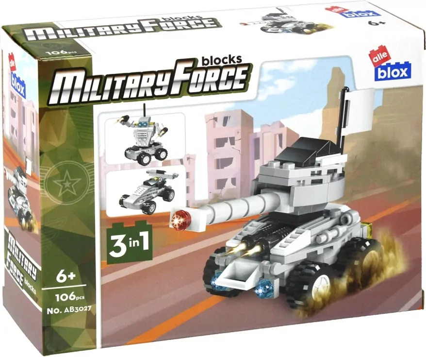 Alleblox. Klocki konstrukcyjne. Wojsko - tantis.pl