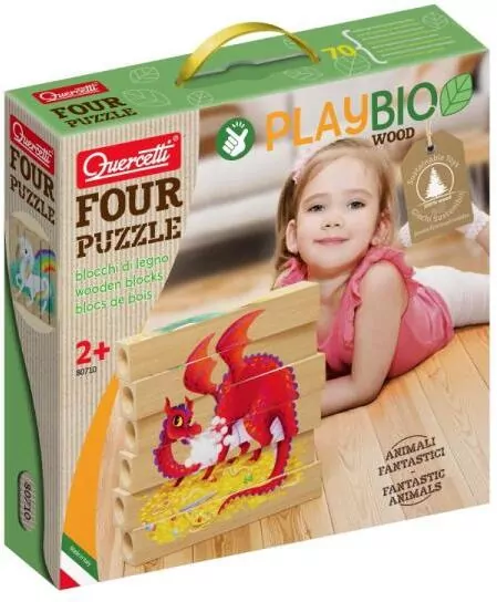 Klocki Quercetti Playbio Fantastyczne Zwierzęta - tantis.pl