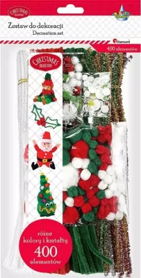 Świąteczny zestaw dekoracyjny