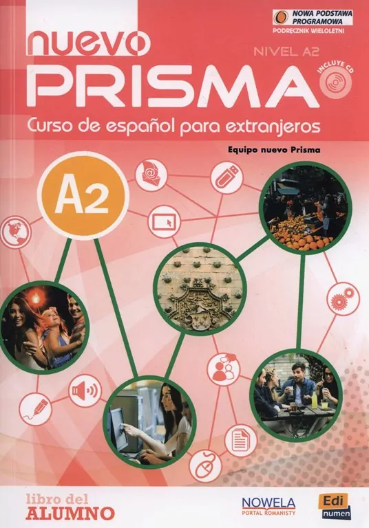 Nuevo Prisma A2 Podręcznik wieloletni + CD - tantis.pl