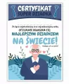 Certyfikat A4 Dzień Super Dziadka 5szt - tantis.pl