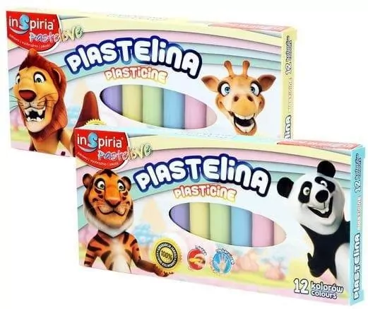 Plastelina. Pastelove. 12 kolorów - tantis.pl