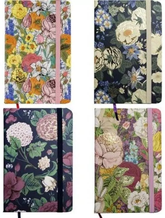 Notes A6/80K linia PU Kwiaty 81137 mix - tantis.pl
